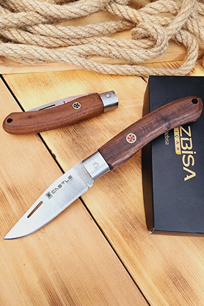 LAZBİSA Ceviz Sap Çakı Kamp Çakısı Outdoor Piknik Çakısı Bahçe Çakısı Mutfak ...