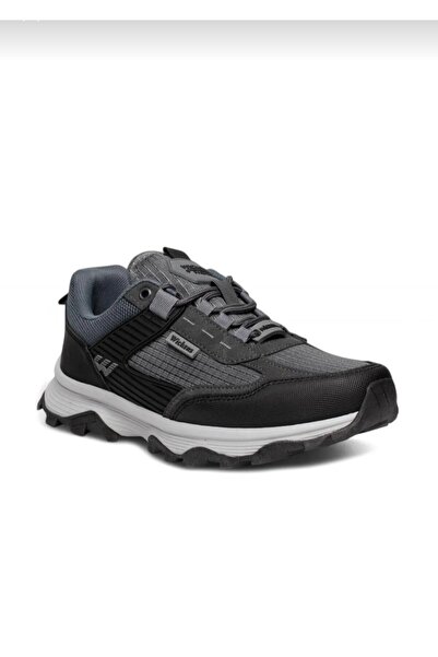 Wickers SU VE SOĞUĞA KARŞI DAYANIKLI GRİ-SİYAH RENK ERKEK OUTDOOR SPOR AYAKKABI