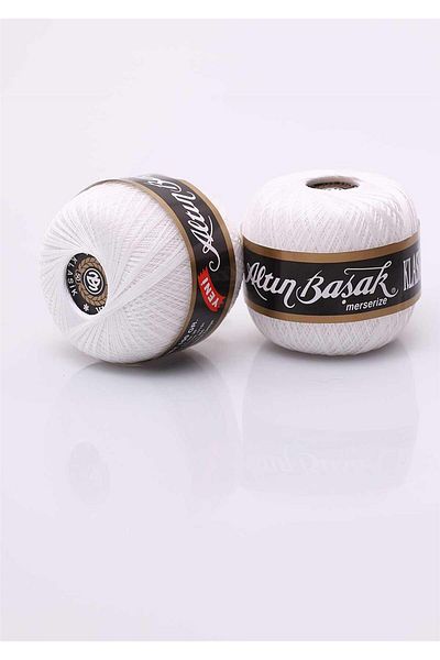 Altınbaşak No:60 White Classic Lace Yarn