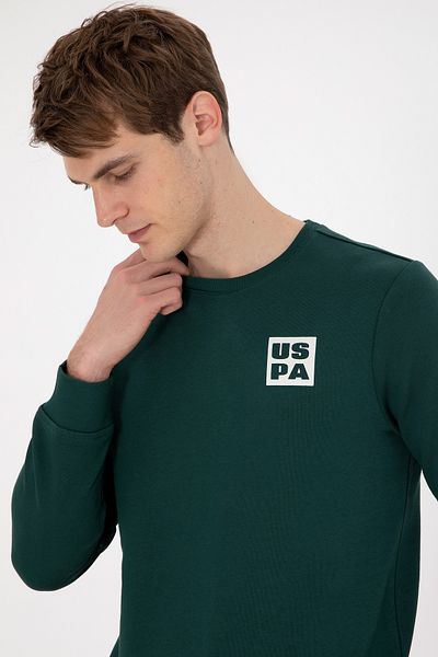 U.S. Polo Assn. Men's Dark Green Sweatshirt 50293456 -Vr079