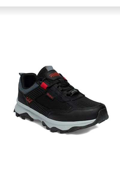 Wickers Water and Cold Resistant Black-Red Color Men's Outdoor Sports Shoes