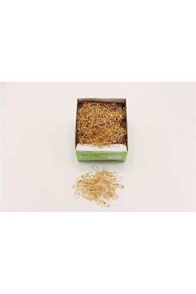 Gül Pear Safety Pin - 1000 Pieces Gold