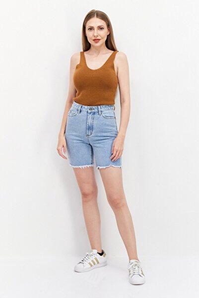 BİLLABONG Women Washed Denim Shorts, Blue