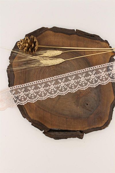 Gül Organza Guipure 70101 - 9 Mt Πούδρα