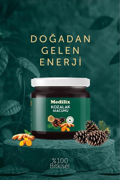 Medilix Kozalak Macunu Andız Pekmezi - Zencefil Ve Zerdacal Karışımı % 100 Doğal Karışım.