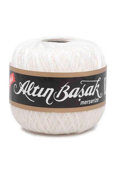 Altınbaşak Κρεμ Χρώμα Classic Lace Thread No 50
