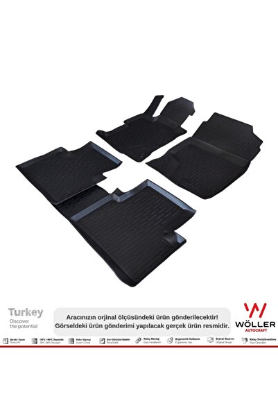 wöller Honda Civic Fd6 Paspas 2006 2012 Arası Uyumlu 3d Havuzlu Paspas
