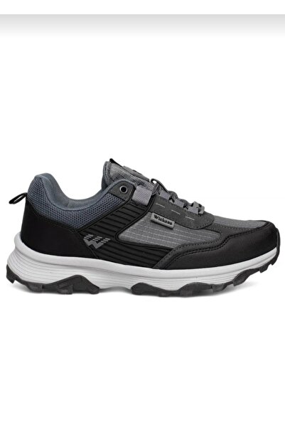 Wickers SU VE SOĞUĞA KARŞI DAYANIKLI GRİ-SİYAH RENK ERKEK OUTDOOR SPOR AYAKKABI