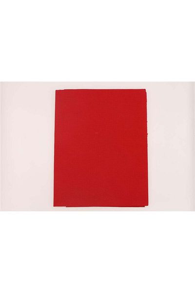 domino Std Red Prayer Mat Etamine Fabric