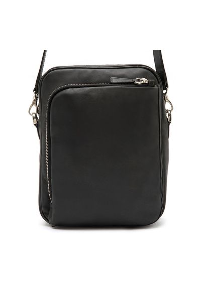 Desa Burg Siyah Erkek Deri Postacı Çantası