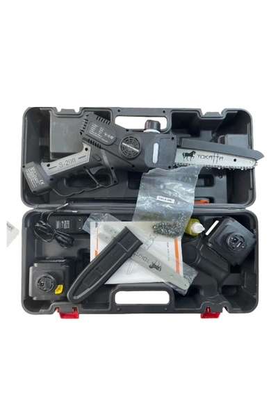 YOKATTA S-200 Çift Akülü Budama Testeresi 4 + 4 Ah. 25 V
