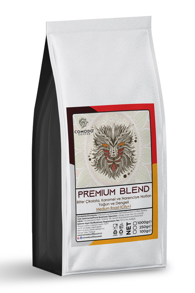 Comodo Coffee Premium Blend Çekirdek Kahve 1000 gr