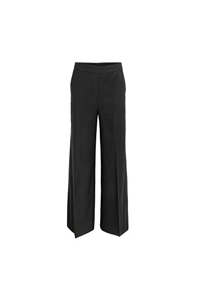 DEFİLE LUX GENİŞ PAÇA FERMUARLI KUMAŞ PANTOLON GRİ -KM SERİSİ