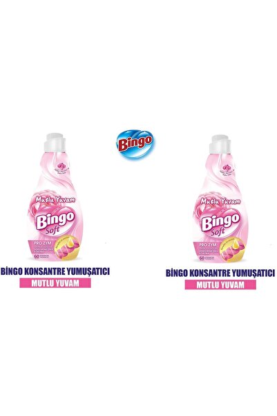 Bingo Soft Konsantre Çamaşır Yumuşatıcısı Mutlu Yuvam 1440 ml X 2 Adet