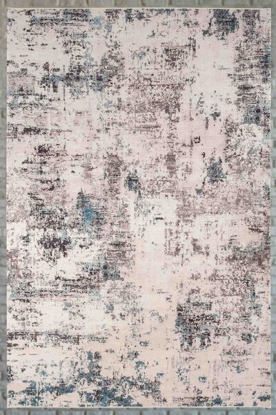 Serente Home Covor de salon cu model abstract, lavabil, cu bază anti-alunecar...