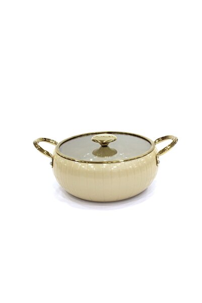 OMS 12002 - ALLURE - Pure CERAMIC - 9 Parça - Biogranit, Seramik, Set, Krem G...