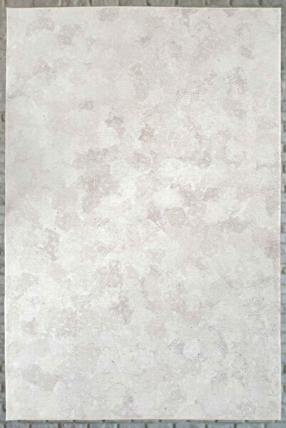 Serente Home Soyut Desenli Yıkanabilir Kaymaz Taban Şönil Gri Mutfak Halısı 4034