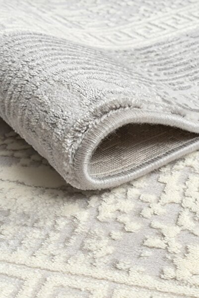 4205 Cream-Grey Acrylic Woven Carpet Soft Living Room Living Room Rug