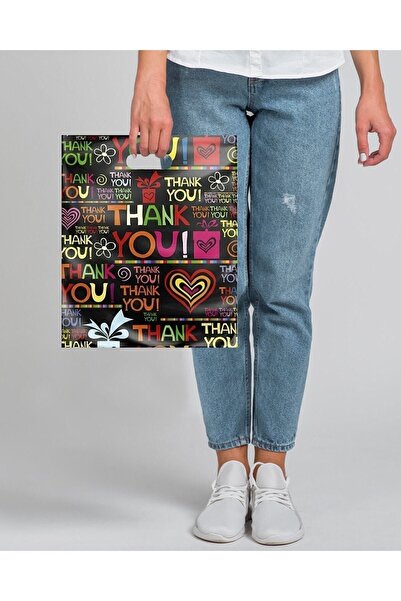 ECOPLAST Takviyeli Renkli Mağaza Poşeti No:4 40x50cm 50 Adet Ayakkabı Poşet