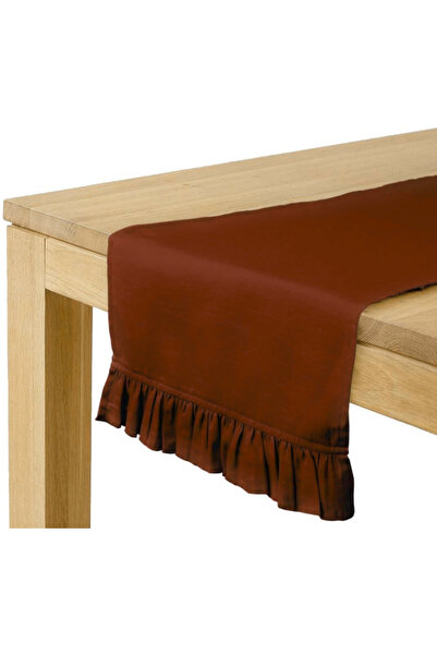 Bc Home Kiremit  Fırfırlı Runner 40 x 140 cm Yumuşak Tuşeli ,Kadife Görünümlü...