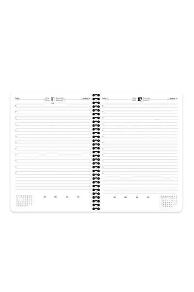 KESKİN COLOR Sharp Color 2025 - Spiral Daily Blue Agenda 17X24 - 600049 -99