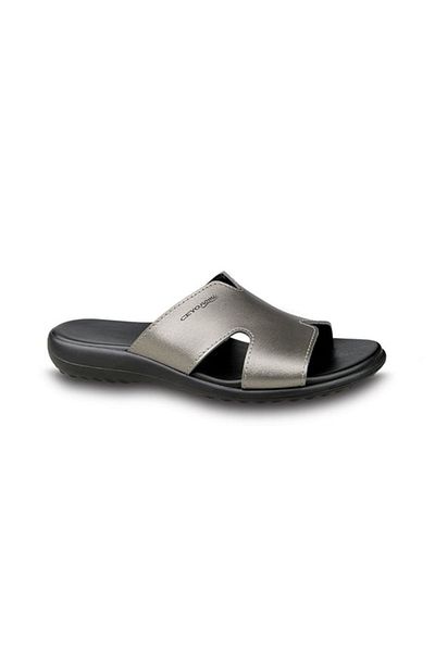 Ceyo Palermo-2 Anatomical Women's Slippers - Platinum Color
