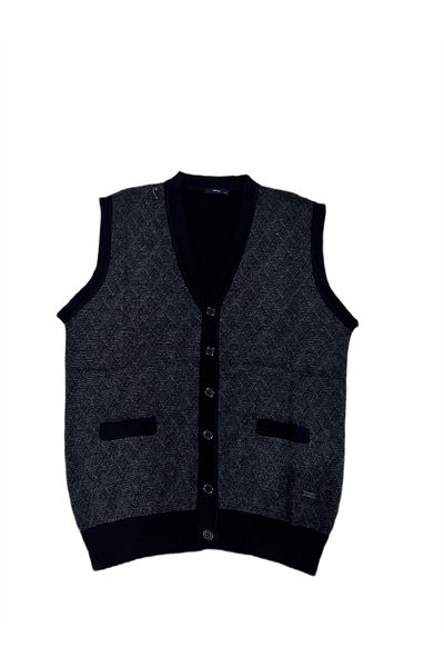 Soylu Triko Casual Mold Patterned Quality Sleeveless Knitting Vest