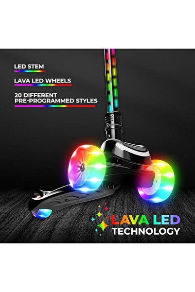 MEGA NOVA IŞIKLI 3 TEKERLEKLİ SCOOTER