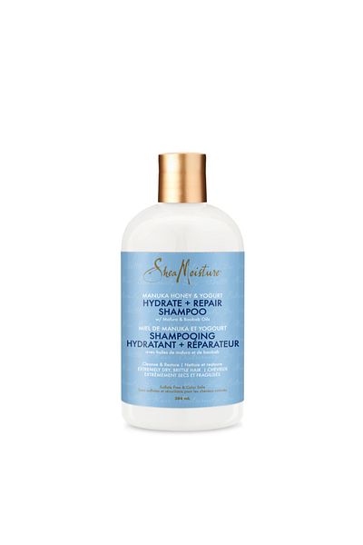 Shea Moisture Shampoo Hydrate and Repair for Damaged Hair with Manuka Honey and Shea Butter 384ml