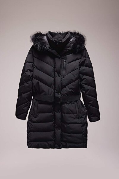 DeFacto Women's Coat C8505Ax/Bk81 Black