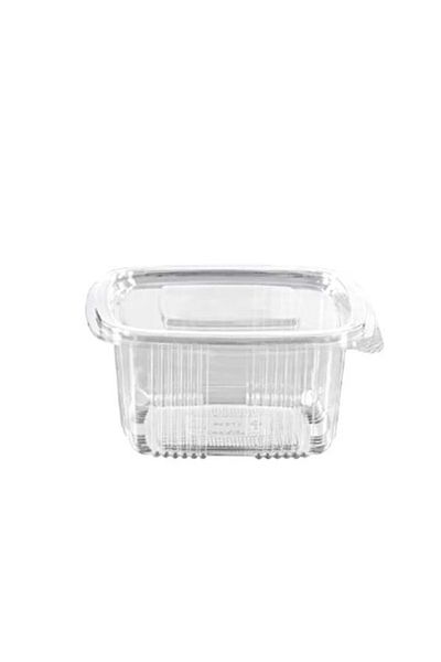 TiriStore Tiri Store 375 Cc Leak Proof Plastic Container with Lid 100 Pieces Clear