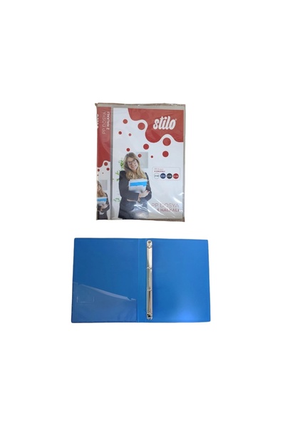 Stilo STİLO 4 Ring PP File - Blue / 2 Pieces