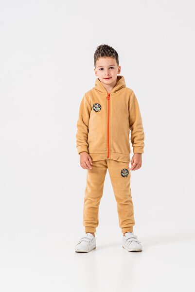 Mışıl Kids Σετ αθλητική φόρμα Rabbit Crested Fleece για αγόρια
