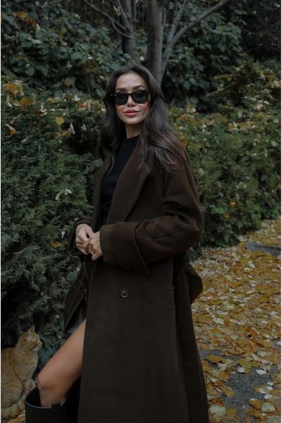 My Blog Καφέ New Tokyo Long Stamp Coat- 509029