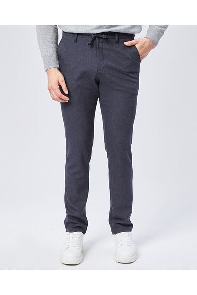 daddies cool with epic Navy Blue Woven Jogging Fit Casual Trousers