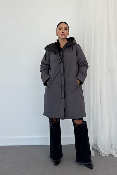 Weyeze Double Sided Long Puffer Coat Ad-K50501Lnw