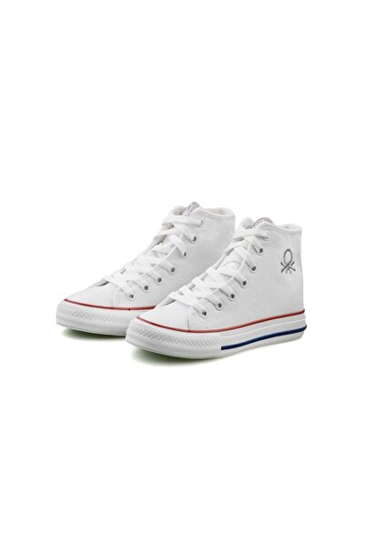Benetton Casual White Kids Sneakers - Bn-30686