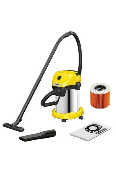 Karcher مكنسة كهربائية أسطوانية 1000 وات سعة 17 لترًا - ضمان لمدة عامين