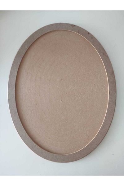 SERAP İSKENDER PAİNTİNG Placa MDF sculptata ovala 45x55 Cm, ​​10 Mm Grosime