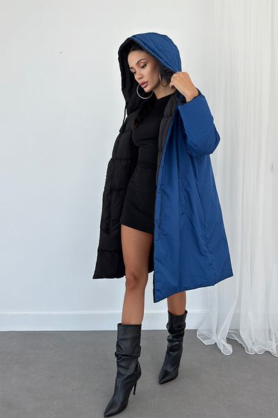 Weyeze Double Sided Long Puffer Coat Ad-K50501Lnw