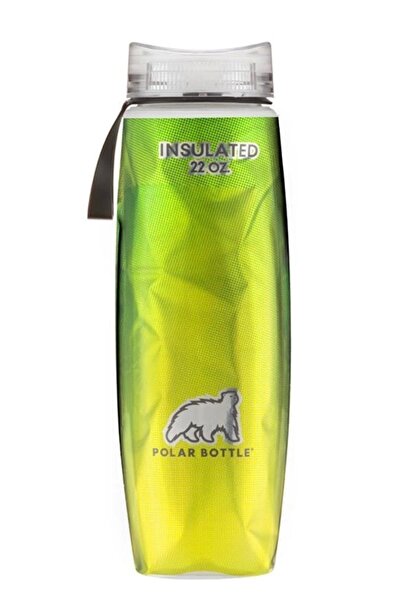 Genel Markalar Bottle Ergo Insulated Halftone Termos 0.65 Litre-YEŞİL