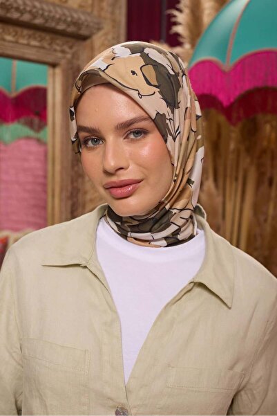 İpekhan Marrakech Koleksiyon Soft Eşarp 1209 - 09 Kahverengi