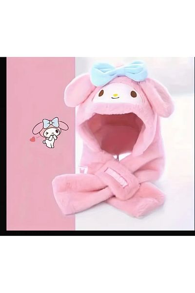 3b kids Kuromi My Melody Scarf Beret