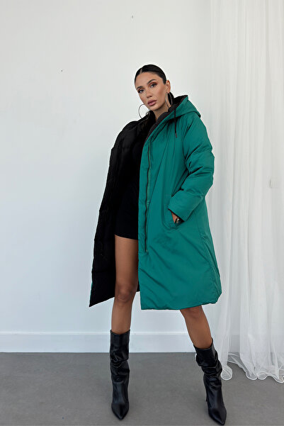 Weyeze Αναστρέψιμο μακρύ πουπουλένιο παλτό AD-K50501LNW