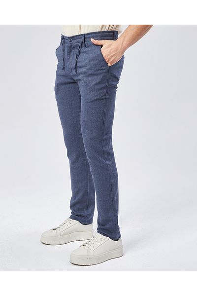 daddies cool with epic Indigo Woven Jogging Fit Casual Trousers