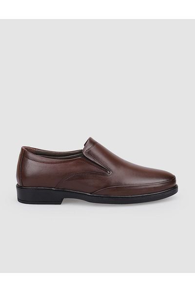 Cabani 100% Genuine Leather Brown Men's Casual Shoes