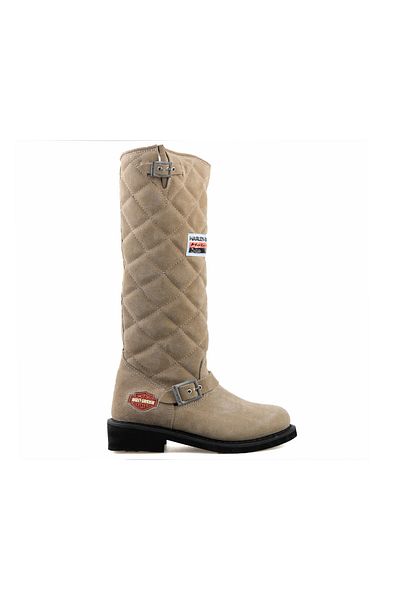 Harley Davidson Laconia Hi 646 Women's Casual Boots - 025g 100074 -Crosta-Suet Cream