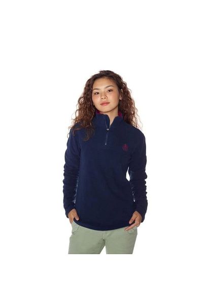 BERG Kluane Women's Polar-Navy Blue Half Zipper