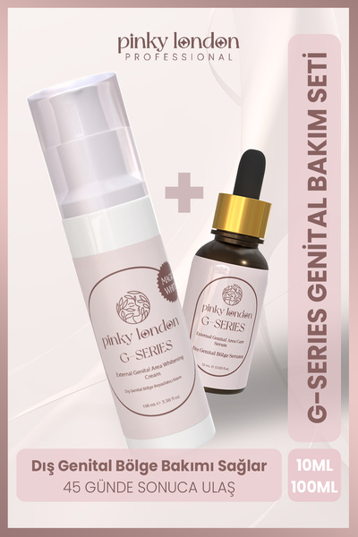 Pinky London Genital Bölge Sıkılaştıcı Ve Beyazlatıcı Bakım Seti