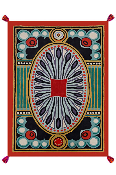 Rugs Modern Halı Nora Art Πολύχρωμο Χαλί με Αφηρημένα Σχέδια και Φούντες nora...